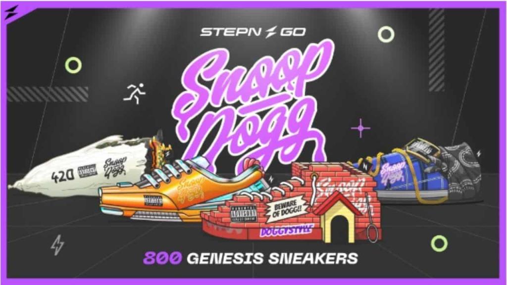 Snoop Dogg en StepN Go lanceren exclusieve Genesis NFT-sneakers