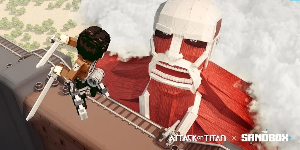 Attack on Titan betreedt de Sandbox Metaverse