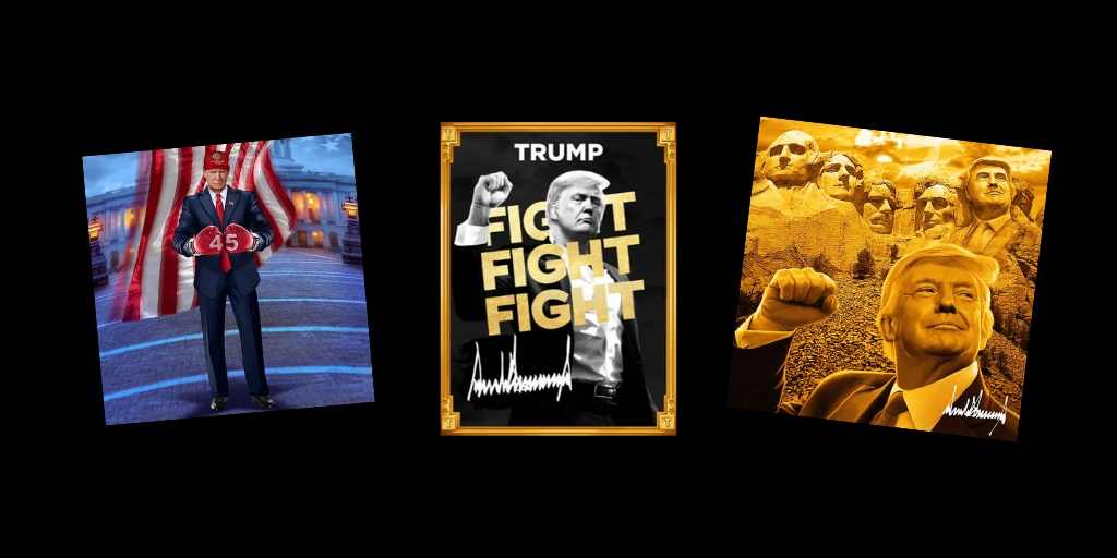 Trump NFT-collecties pieken na lancering $TRUMP